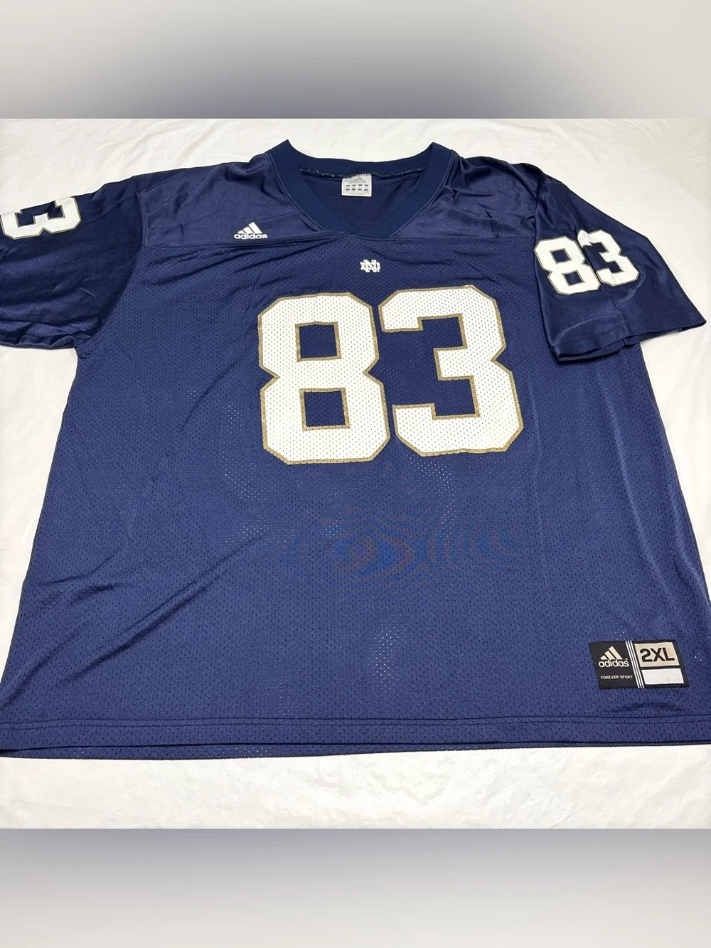 Adidas NCAA Notre Dame Fighting Irish #83 Football Jersey Men’s XXL
